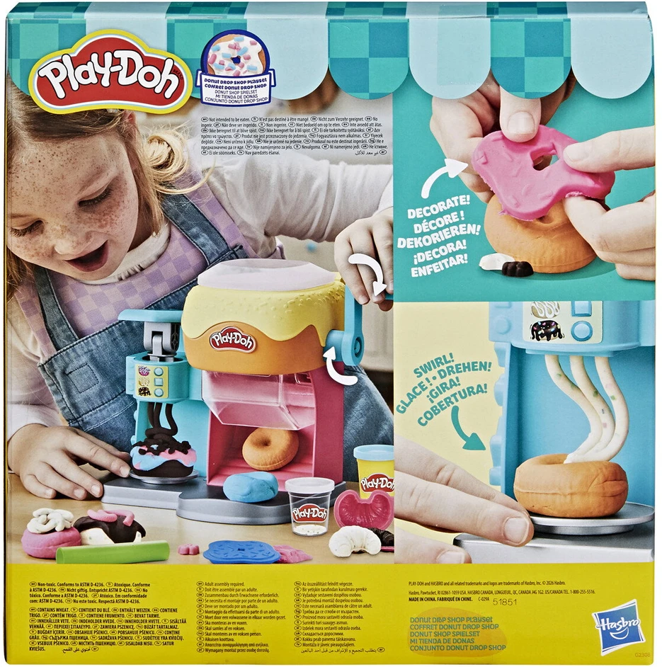 Modeliavimo rinkinys Play-Doh Spurgų kepykla (Donut Drop Shop)