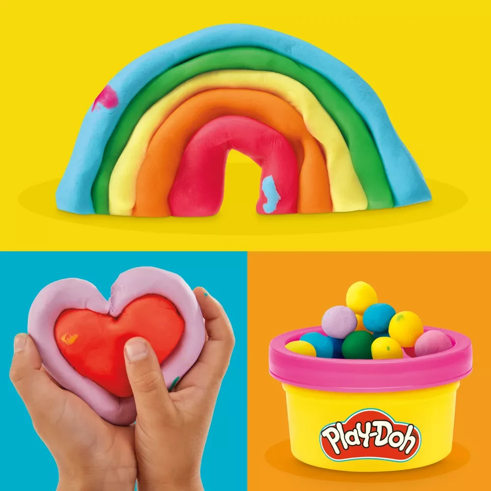 Play-Doh - Super Rainbow skoniai 50 vnt. pakuotė (G1761)