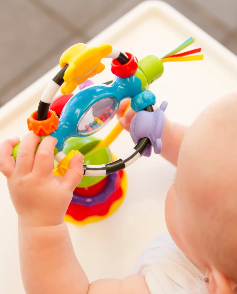PLAYGRO besisukantis žaislas maitinimo kėdutei, 0182212