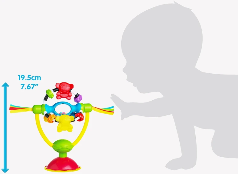PLAYGRO besisukantis žaislas maitinimo kėdutei, 0182212