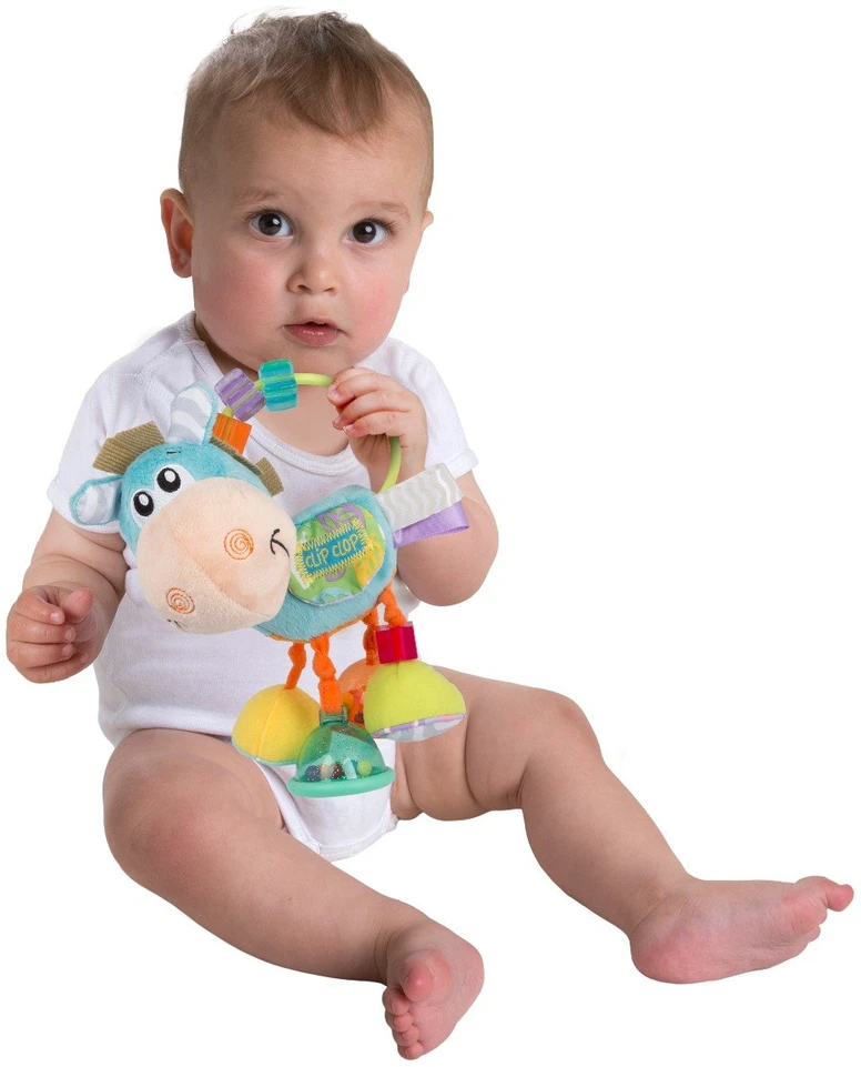 „Playgro“ – „Clip Clop“ aktyvumo arkliukas – mėlynas – (10188462)