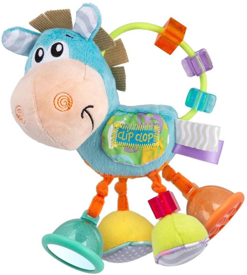 „Playgro“ – „Clip Clop“ aktyvumo arkliukas – mėlynas – (10188462)