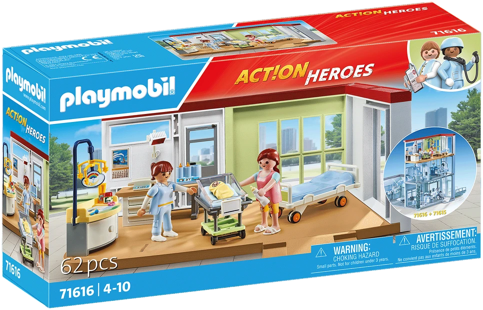 Playmobil Rescue 71616 Motinystės skyrius
