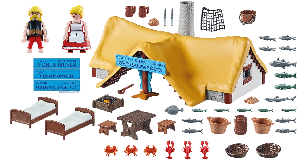 71266 PLAYMOBIL® Astérix: Ordralfabetix Hut, 73 d.