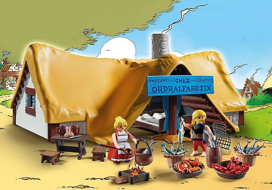 71266 PLAYMOBIL® Astérix: Ordralfabetix Hut, 73 d.