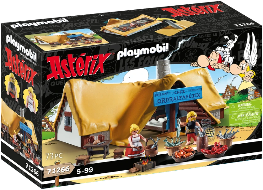 71266 PLAYMOBIL® Astérix: Ordralfabetix Hut, 73 d.