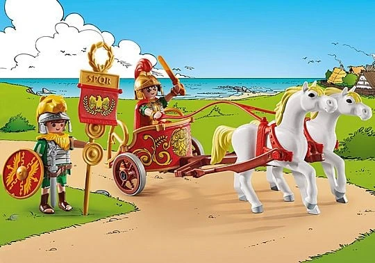 Playmobil - Asteriksas: Romėnų vežimas (71543)