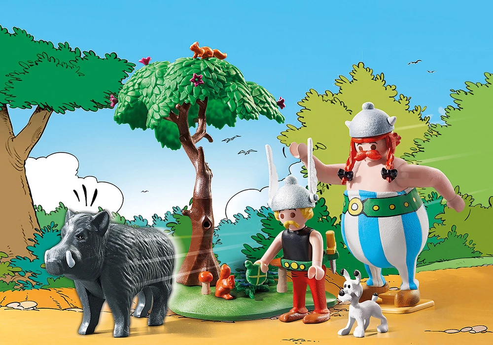 PLAYMOBIL - Asteriksas - Šernų medžioklė (71160)