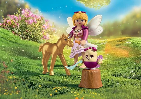Konstruktorius Playmobil Fėja ir auksinis vienaragio kumeliukas (71844)