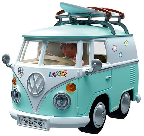 PLAYMOBIL - Automobiliai: X Volkswagen T1 kemperis (71857)