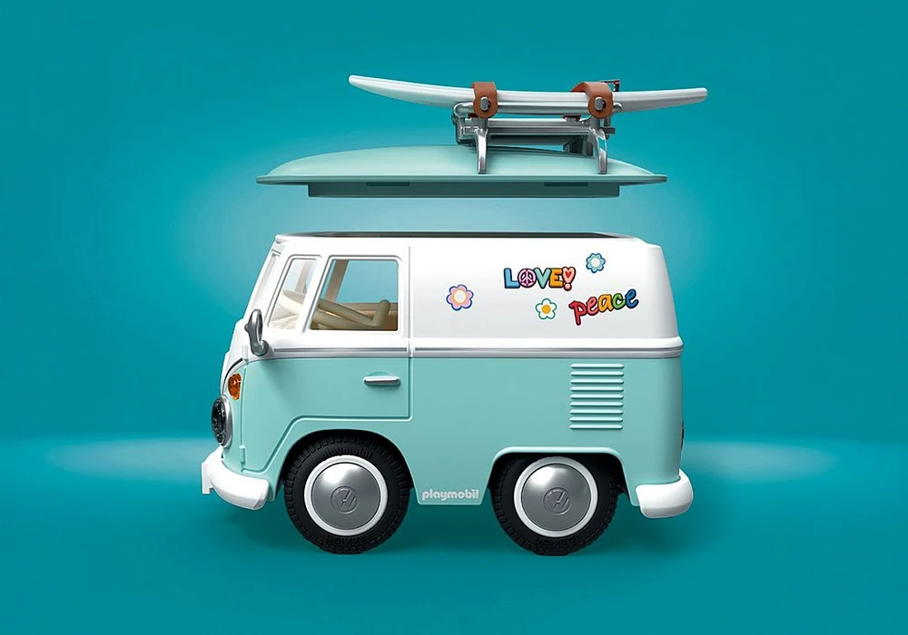 PLAYMOBIL - Automobiliai: X Volkswagen T1 kemperis (71857)