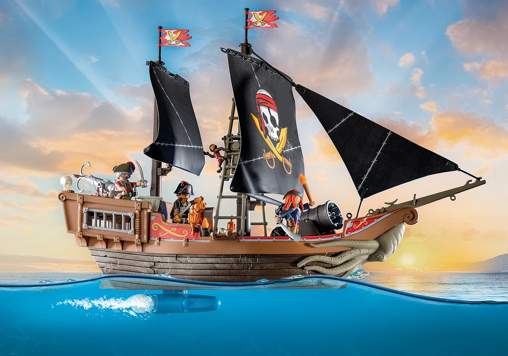 PLAYMOBIL - Didelis piratų laivas (71530)