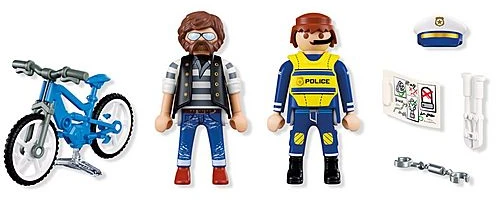 Konstruktorius Playmobil Dviračio vagystė (72076)