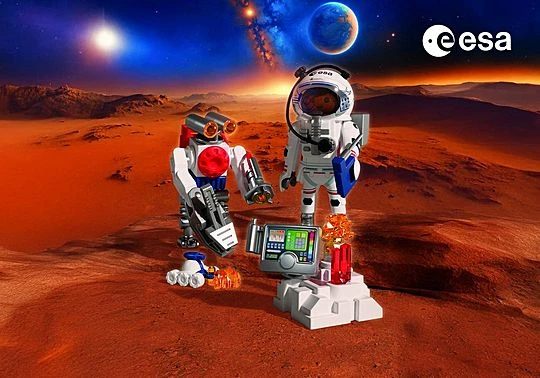 Konstruktorius Playmobil - ESA: Astronaut with Robot (72014)
