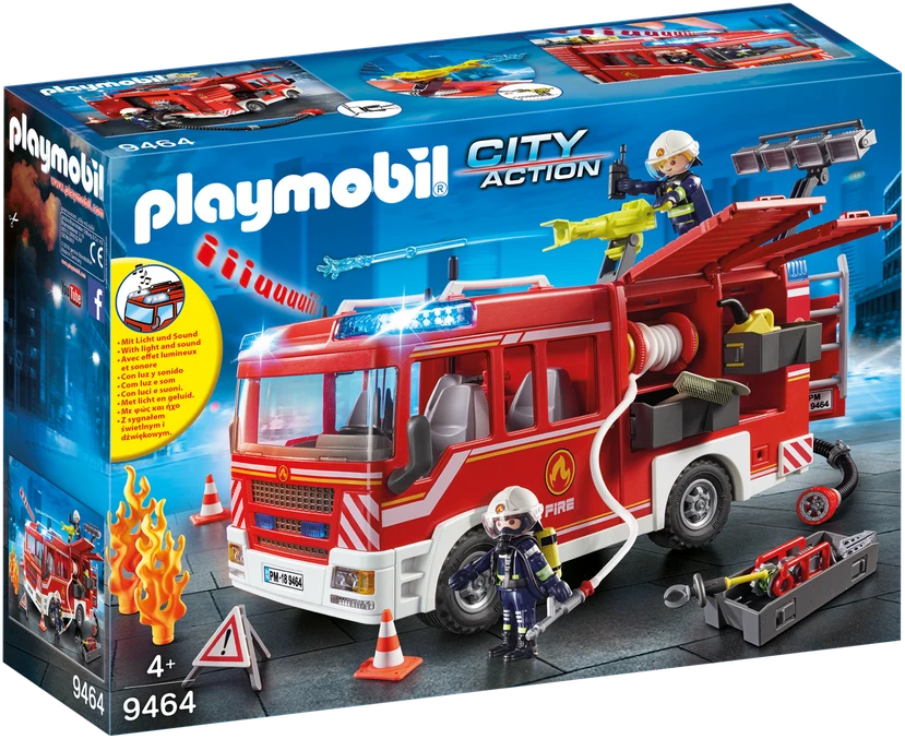 Playmobil City Action 9464 Važiuoklė ugniagesių gelbėtojas