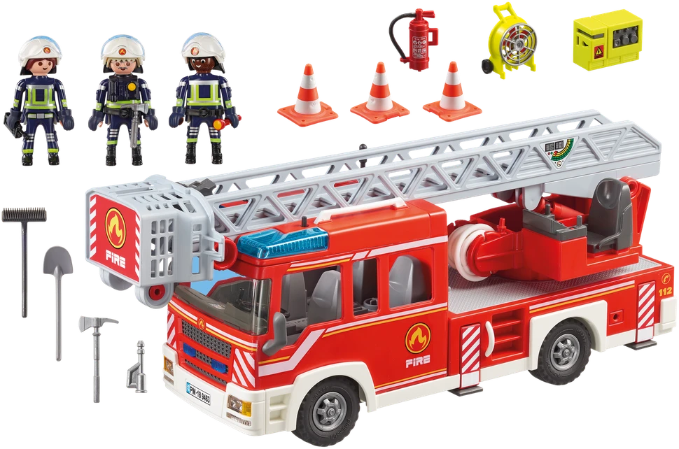 PLAYMOBIL CITY ACTION Fire Ladder Unit, 9463