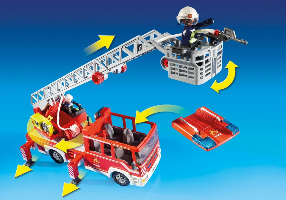 PLAYMOBIL CITY ACTION Fire Ladder Unit, 9463