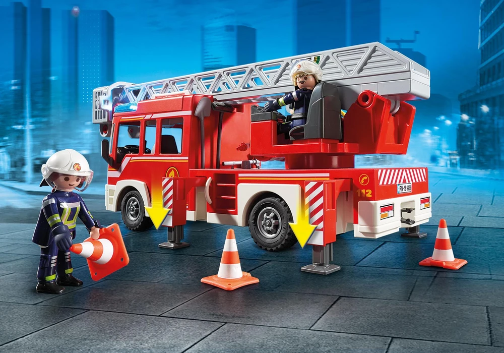 PLAYMOBIL CITY ACTION Fire Ladder Unit, 9463