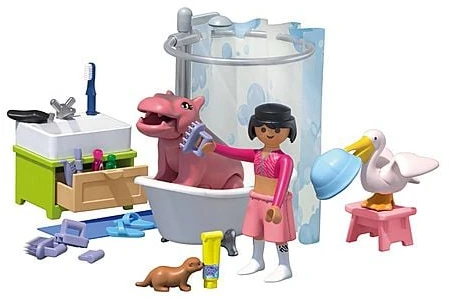 Konstruktorius Playmobil Animal Bathtime (71950)