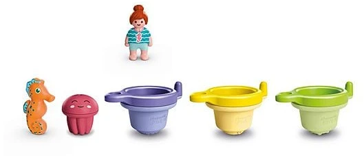 PLAYMOBIL - Junior Aqua: Plaukiojantys puodeliai su vandens pramogomis (71776)