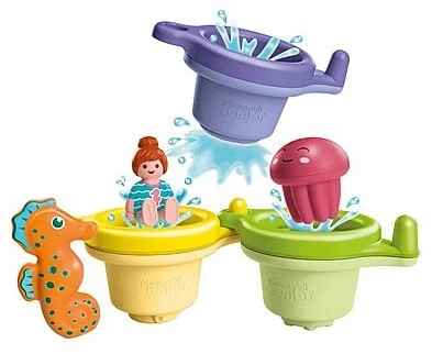 PLAYMOBIL - Junior Aqua: Plaukiojantys puodeliai su vandens pramogomis (71776)