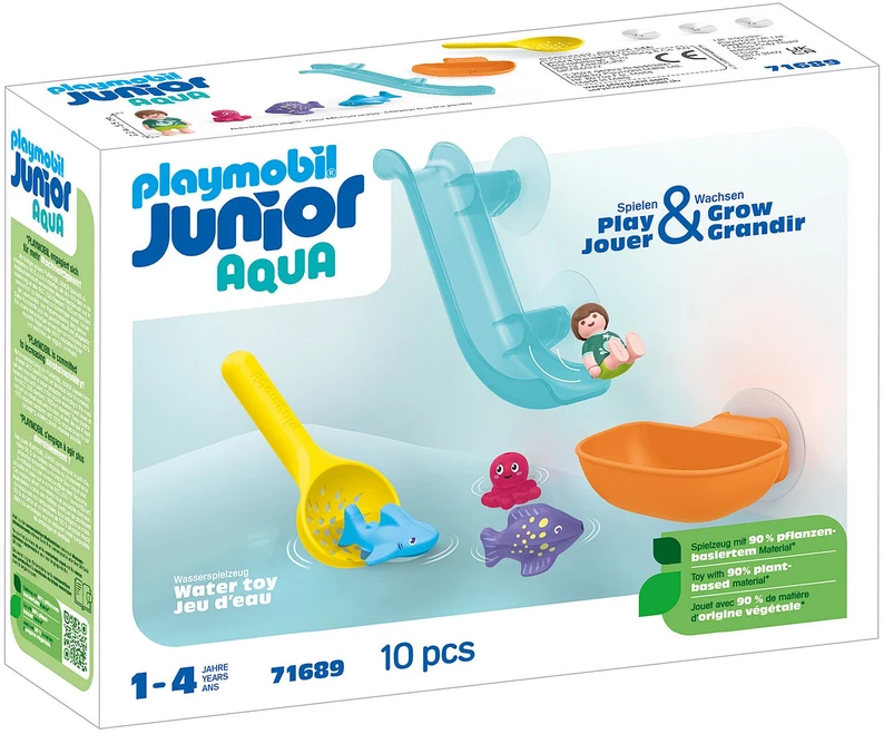 PLAYMOBIL - JUNIOR AQUA: Vandens čiuožykla su jūros gyvūnais (71689)