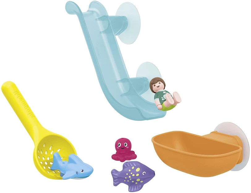 PLAYMOBIL - JUNIOR AQUA: Vandens čiuožykla su jūros gyvūnais (71689)