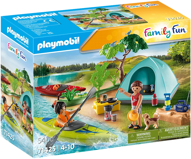 Konstruktorius Playmobil stovyklavietė su laužu 71425