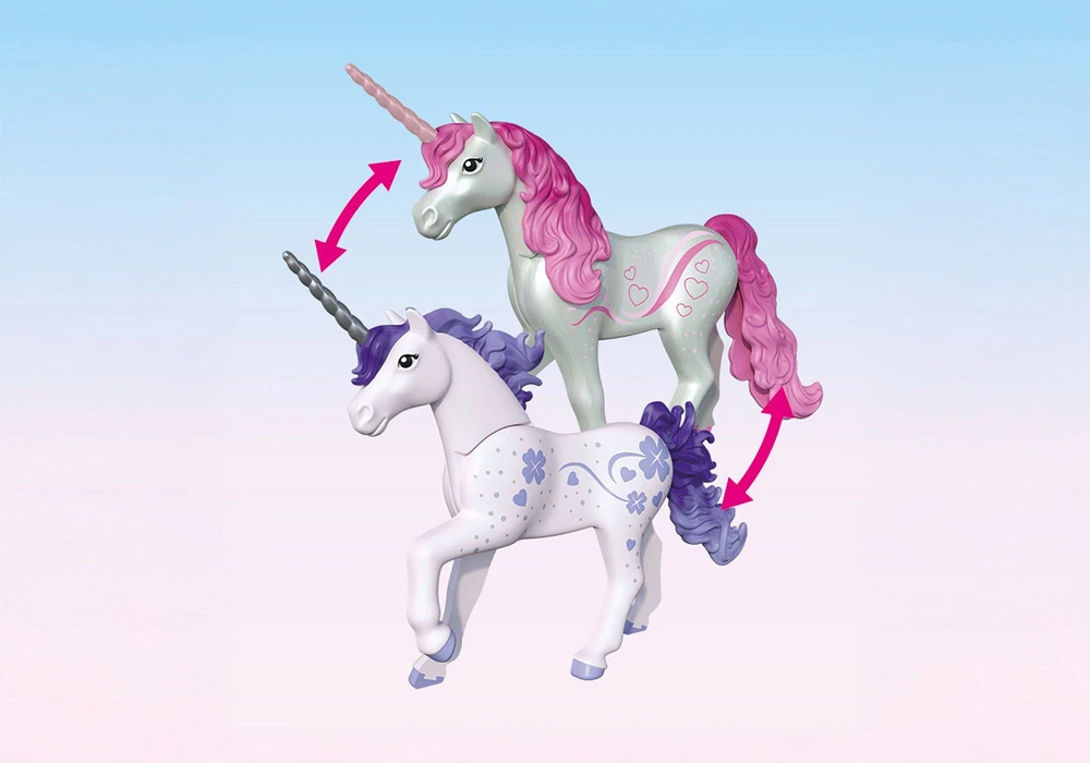 Konstruktorius Playmobil Unicorn Lucky Lavender su fėja 71843