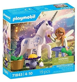 Konstruktorius Playmobil Unicorn Lucky Lavender su fėja 71843