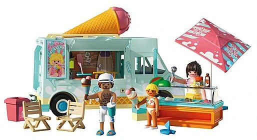 PLAYMOBIL - Mano gyvenimas: Ledų sunkvežimis su banglenčių parduotuve (71904)