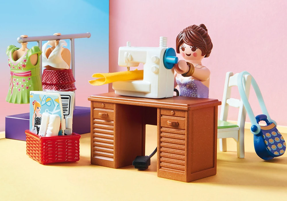 „Playmobil Dollhouse“ 70208 miegamasis su siuvimo kampu