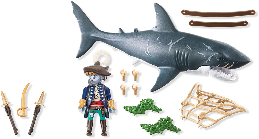 Playmobil Pirates 71793 Milžiniškas ryklio piratas