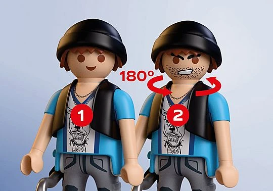 Konstruktorius Playmobil Motorcycle Chase (72079)