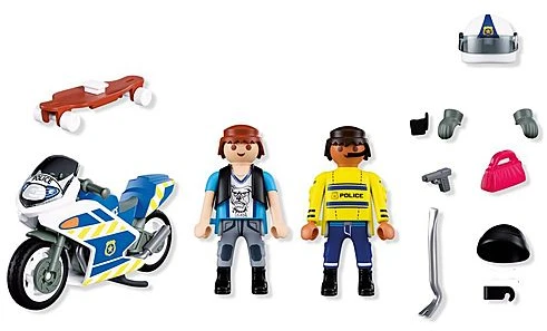 Konstruktorius Playmobil Motorcycle Chase (72079)