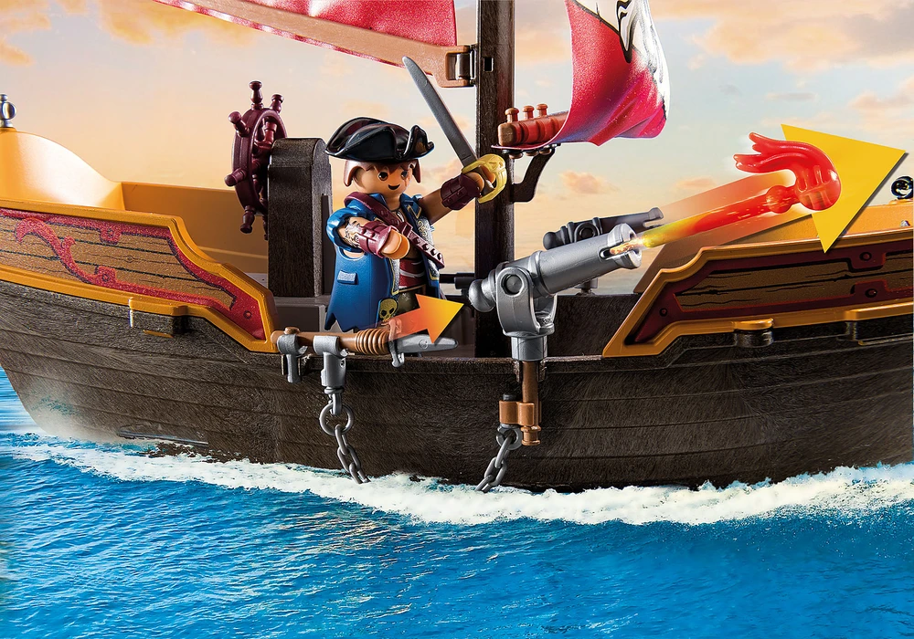 Playmobil Pirates 71418 Piratų laivas