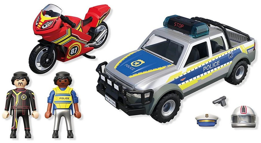 Playmobil Action Heroes 71875 Policijos pikapo gaudynės
