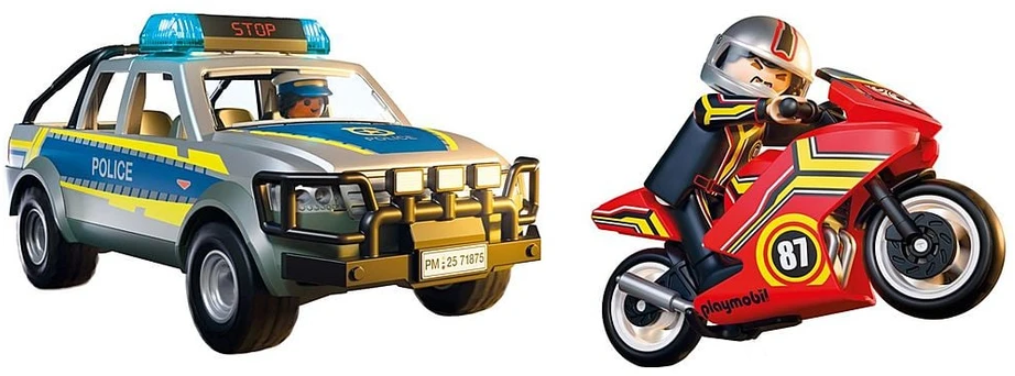 Playmobil Action Heroes 71875 Policijos pikapo gaudynės