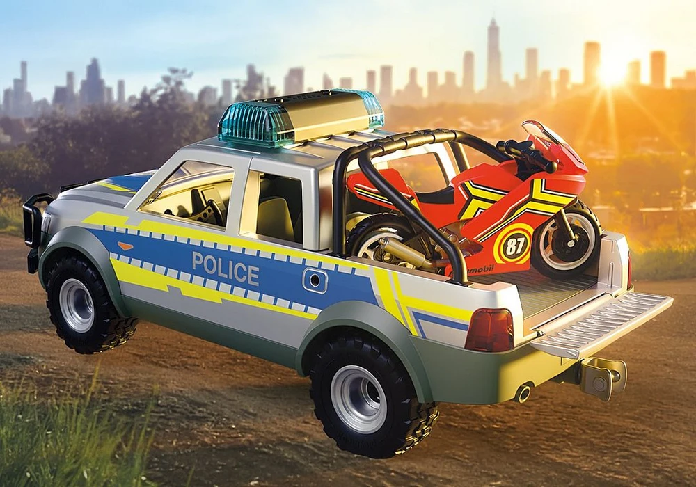 Playmobil Action Heroes 71875 Policijos pikapo gaudynės
