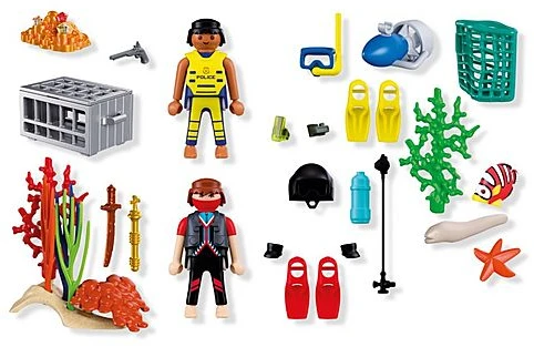 Konstruktorius Playmobil Policijos naras su lobiu (72078)