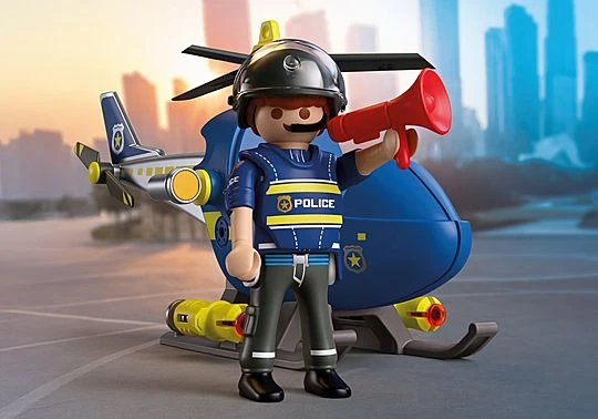 Konstruktorius Playmobil Police Helicopter (72080)