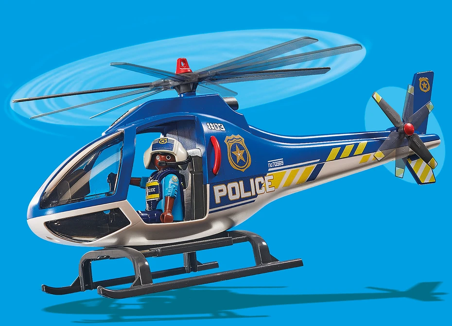 70569 PLAYMOBIL® City Action, Policijos misija: paieška su parašiutu