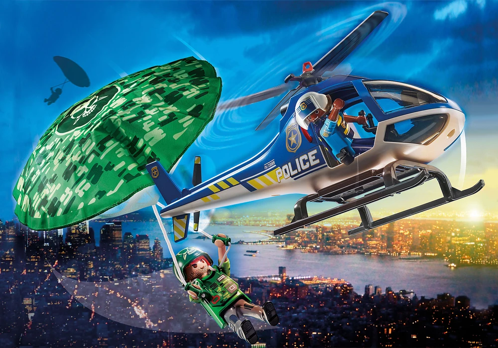 70569 PLAYMOBIL® City Action, Policijos misija: paieška su parašiutu