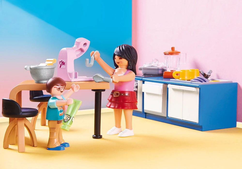 Playmobil Dollhouse 70206 Šeimos virtuvė