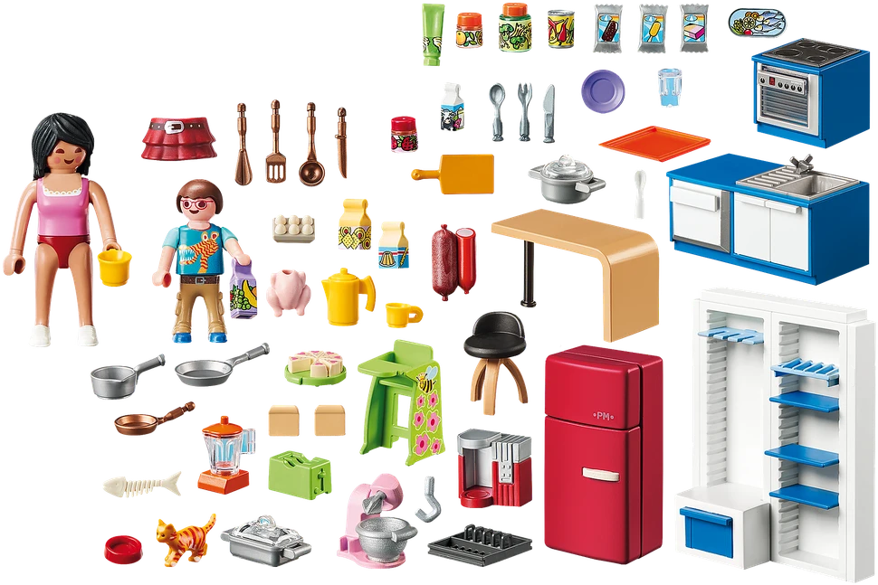 Playmobil Dollhouse 70206 Šeimos virtuvė