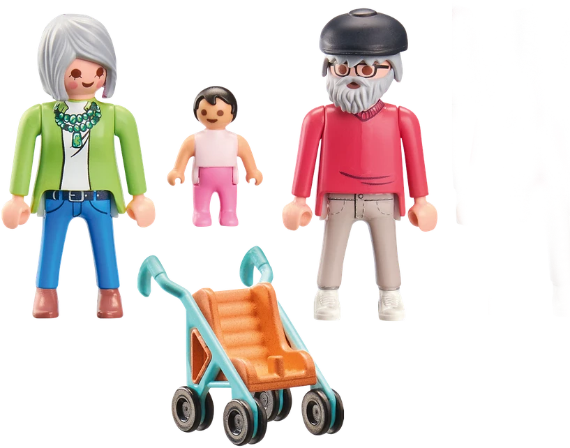 PLAYMOBIL - Seneliai su kūdikiu (71613)