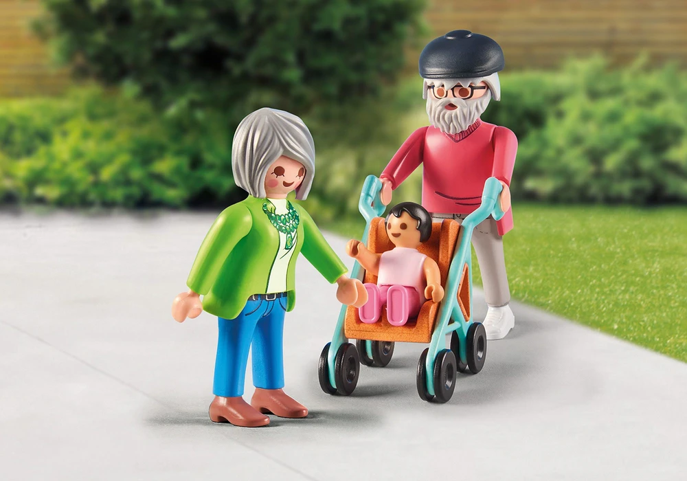 PLAYMOBIL - Seneliai su kūdikiu (71613)