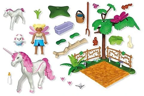 PLAYMOBIL - Stebuklingas vienaragio arklidė (71839)
