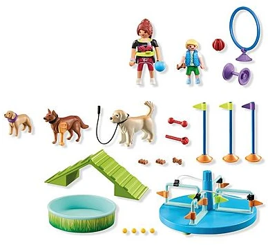 Playmobil My Life 71745 šunų žaidimų aikštelė