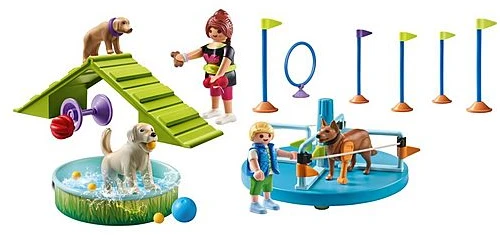 Playmobil My Life 71745 šunų žaidimų aikštelė